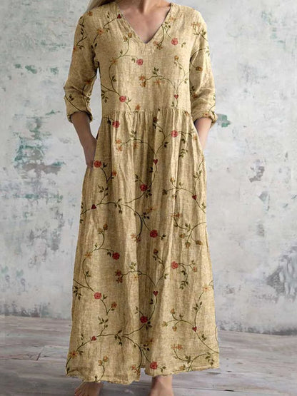 Camille™ | Robe Femme Élégante & Confort Naturel pour l'Été