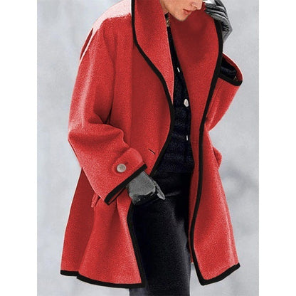 Texture douce et isolante du manteau Rosella™, idéale pour le froid.