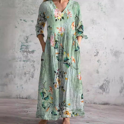 Camille™ | Robe Femme Élégante & Confort Naturel pour l'Été