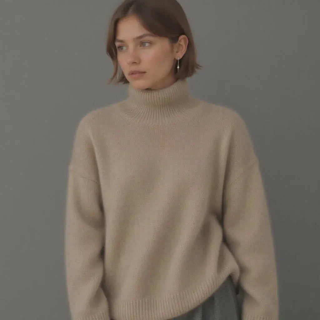 Éloïse | Pull Oversize en Cachemire pour un Luxe Décontracté lunnav