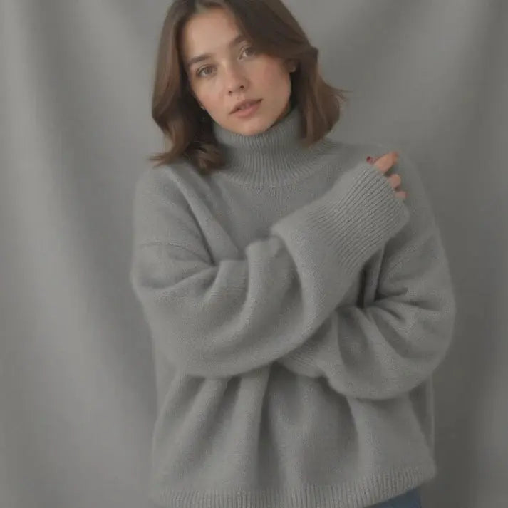 Éloïse | Pull Oversize en Cachemire pour un Luxe Décontracté lunnav