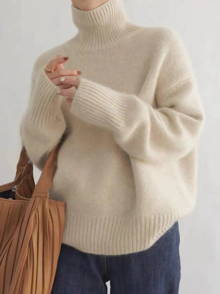 Éloïse | Pull Oversize en Cachemire pour un Luxe Décontracté lunnav