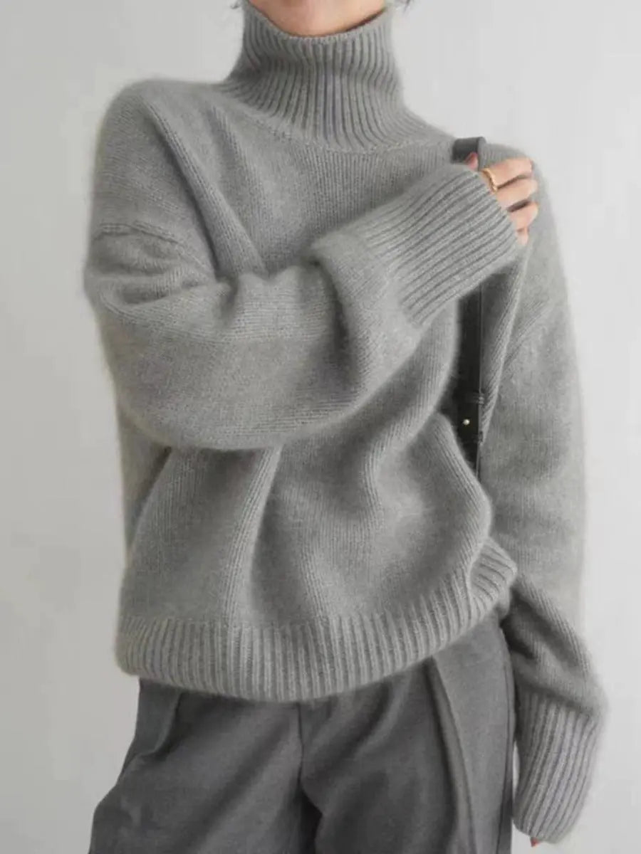 Éloïse | Pull Oversize en Cachemire pour un Luxe Décontracté lunnav